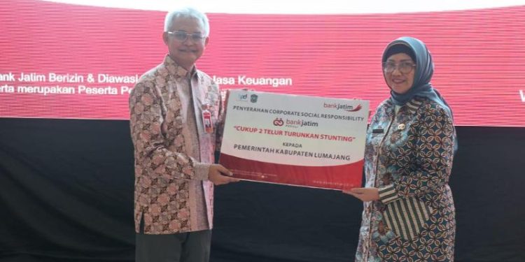 Cegah stunting dan percepat penanganannya, Bank Jatim beri bantuan 120 ribu telur ke Lumajang