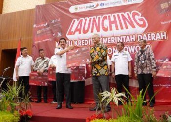 Tingkatkan efektifitas belanja daerah, Bank Jatim dan Pemkab Bondowoso launching KKPD