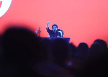 Sampaikan pidato politiknya di arena Rakernas, Megawati sempat menangis