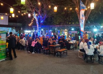 Semarak Senja Surya 3.0 Pasar Bratang, PDPS meriahkan HJKS ke-731