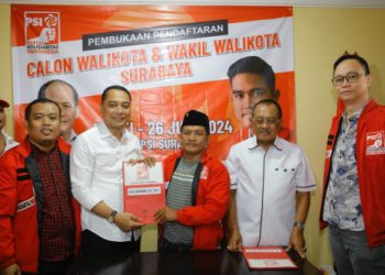Daftar Pilkada di PSI, Eri Cahyadi: Membangun Surabaya tak bisa one man show