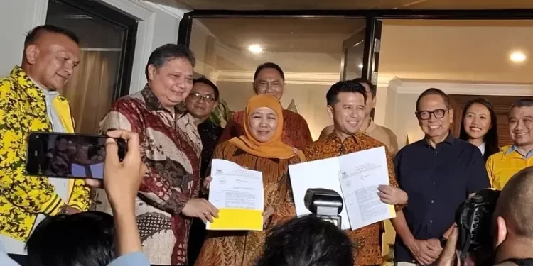 Partai Golkar rekomendasikan pasangan Khofifah – Emil di Pilgub Jatim 2024