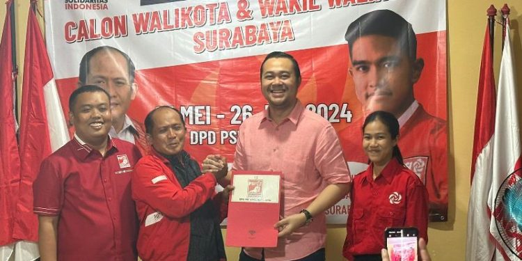 Daftar Bacawali ke PSI, Bayu Airlangga ingin jadikan Surabaya kota transit unggul di IKN