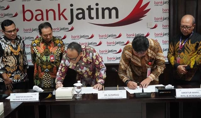 Perkuat layanan perbankan di rumah sakit, Bank Jatim gandeng Nusamed
