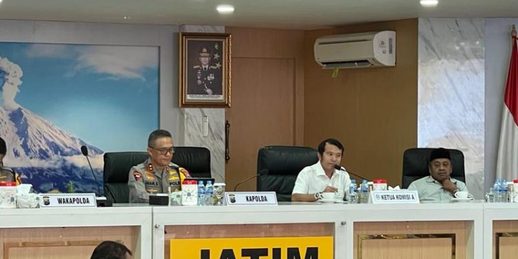 Bertemu dengan Kapolda Jatim, Komisi A DPRD Jatim dukung Polda Jatim dalam pengamanan Pilkada 
