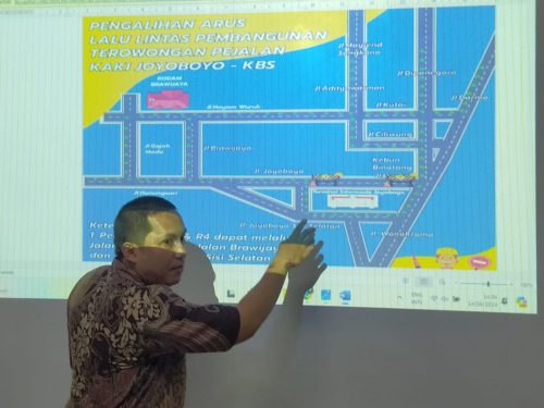 Jalan Joboyo ditutup sampai Oktober, imbas pembangunan terowongan