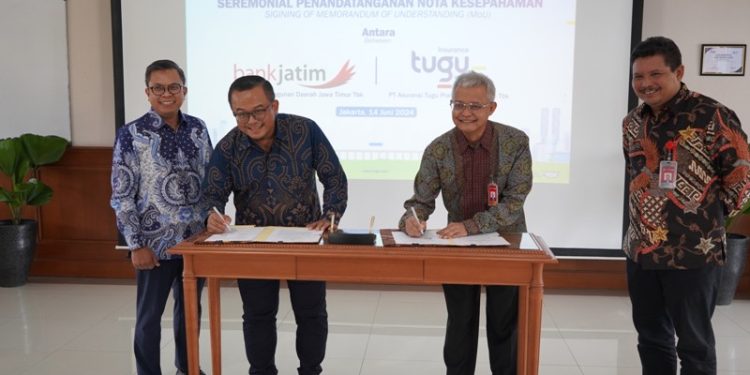 Bank Jatim perluas kerjasama dengan Tugu Insurance