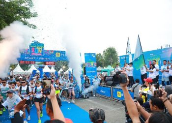 PLN Colour Run Sukses Digelar dengan Diikuti 1500 Pelari