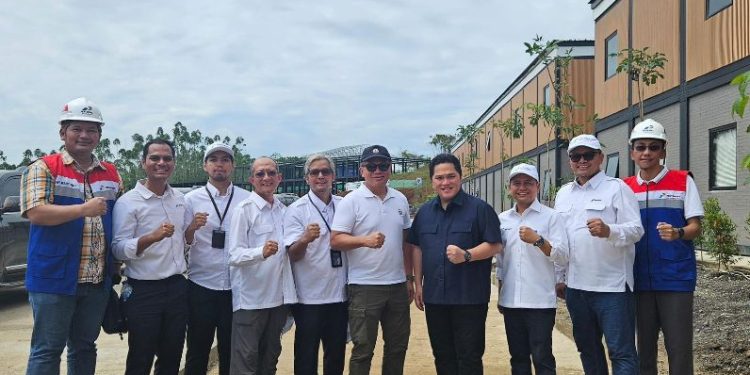 Menteri BUMN Tinjau Kesiapan Jaringan Gas Pertamina di IKN