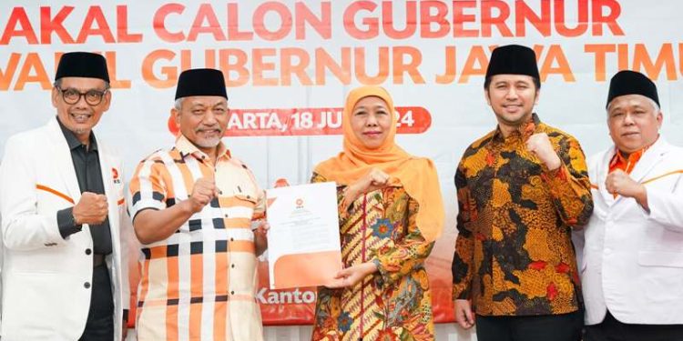 PKS beri Rekom untuk Khofifah-Emil di Pilgub Jatim, Khofifah: InsyaAllah menjadi penguatan sinergi produktif
