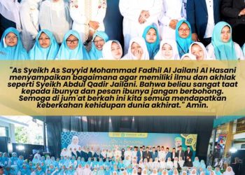 Syeikh Fadhil Al Jailani bagikan kunci sukses menuntut ilmu pada siswa Khadijah