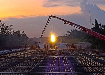 SIG Pasok Beton untuk Tol Bayung Lencir-Tempino Menghubungkan Jambi dan Lampung
