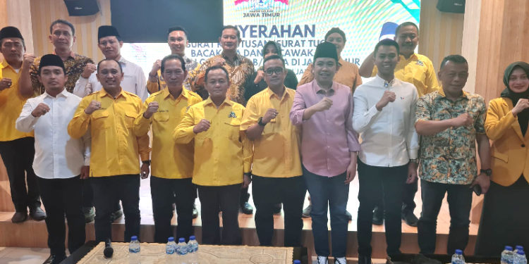 Golkar keluarkan SK rekomendasi dan penugasan calon di Pilkada 13 Kota-Kabupaten di Jatim