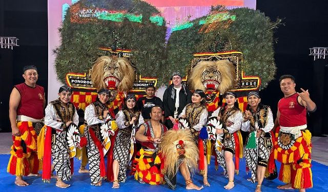 Reog Ponorogo Hadir di Exhibition Pencak Silat Pra Olimpiade Paris 2024