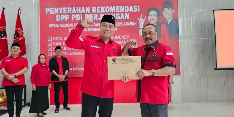 7 Kabupaten-Kota mendapat rekomendasi PDIP,  salah satunya Eri Cahyadi-Armuji untuk kota Surabaya