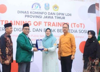 Tangkal berita hoax, LDII dan Kominfo Jatim gelar TOT ajak bermedsos bijak