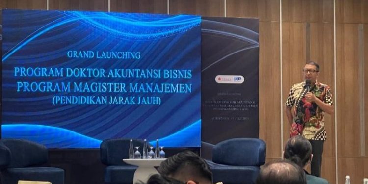 Ubaya resmi buka dua program unggulan,Program Doktor Akuntansi Bisnis dan Program Magister Manajemen Pendidikan Jarak Jauh