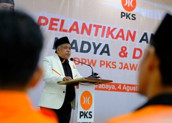 Melantik anggota Madya dan Dewasa, Ketua PKS Jatim minta menangkan Khofifah-Emil di Pilgub Jatim