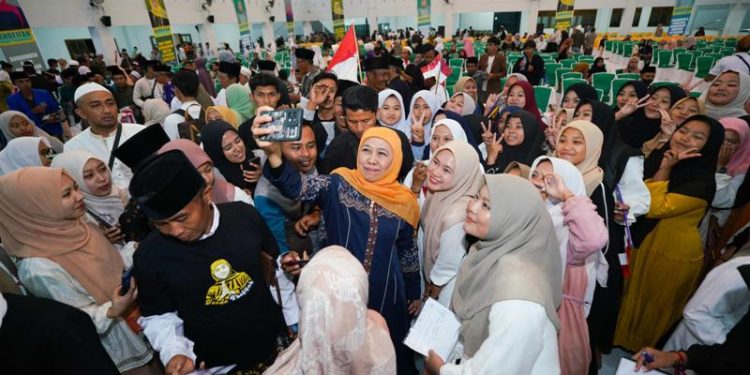 Relawan Khofifah-Emil Bondowoso deklarasikan diri dan menyatakan siap memenangkan Pilgub Jatim 2024