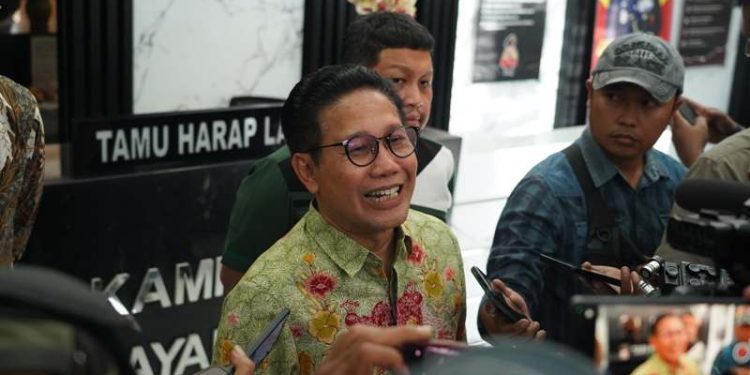 Berikan keterangan Gus Halim seorang diri kembali datangi Polda Jatim