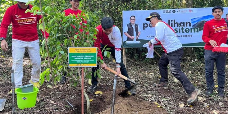 Aksi Penghijauan di Gunung Arjuno: AFT Juanda dan Dinas Kehutanan Peringati HUT RI ke-79