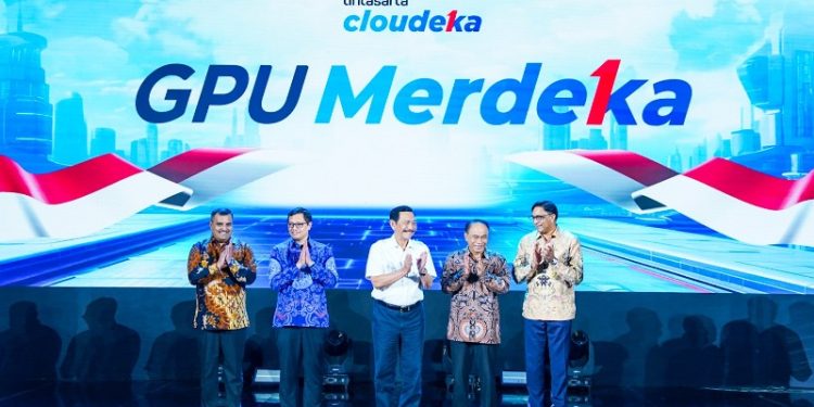 Terkait peluncuran GPU Merdeka, Cloud AI Tercanggih Berbasis NVIDIA, Menteri Luhut : Dukung Daya Saing Digital Indonesia