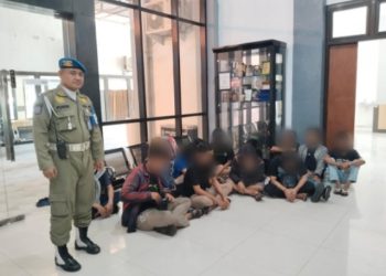 Jadikan Kota Lama tempat pesta miras, sejumlah pemuda diamankan Satpol PP