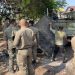 Satpol PP tertibkan usaha rombeng bantaran Sungai Kali Tebu