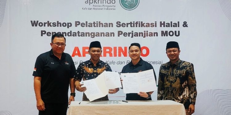 Apkrindo Jatim Gandeng LPH NU-HAC untuk Permudah Sertifikasi Halal Bagi Pengusaha Kuliner