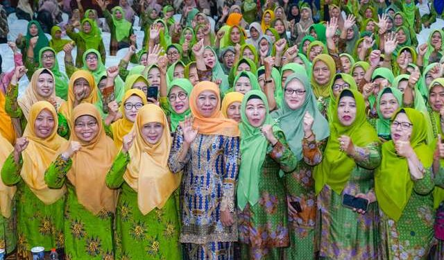 Wujud Terima Kasih atas dedikasi guru TK dan PAUD se-Kota Blitar, Khofifah gelar silaturahmi dengan mereka