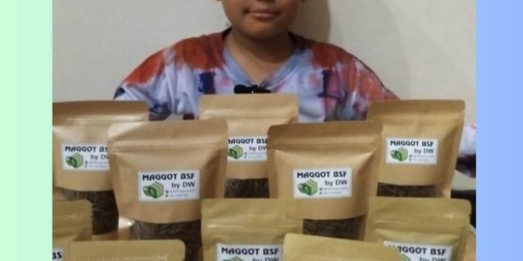 Menginspirasi! Dewangga, Siswa SD yang Ubah Sisa Makanan Jadi Berkah dengan Budidaya Maggot