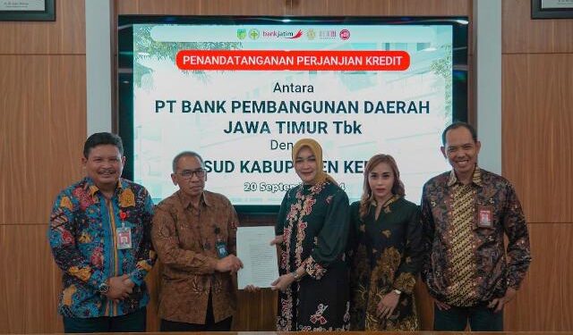 Optimalkan pelayanan kesehatan, Bank Jatim kucurkan kredit BLUD 75 Miliar ke RSUD Kab Kediri