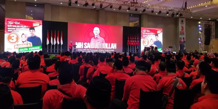 Pengurus DPC PDIP Kota-Kabupaten harus mundur jika suara Risma-Gus Hans tidak penuhi target di wilayahnya