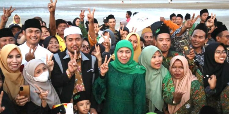 Guru Madin dan Cabup Tuban, Halindra nyatakan siap menangkan Khofifah-Emil di Tuban