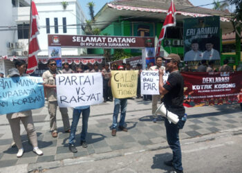 Aliansi Relawan Surabaya Maju deklarasi menangkan kotak kosong