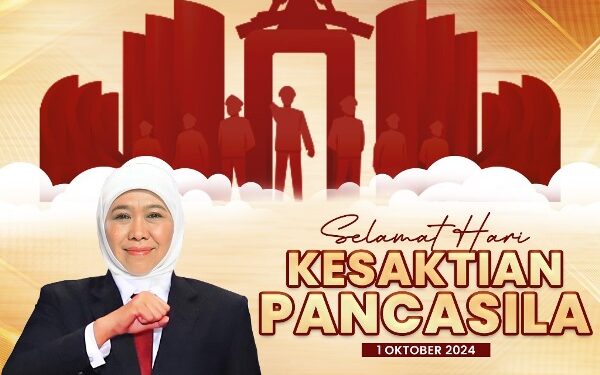 Peringati Hari Kesaktian Pancasila, Khofifah : Pancasila spirit dalam kehidupan berbangsa dan bernegara