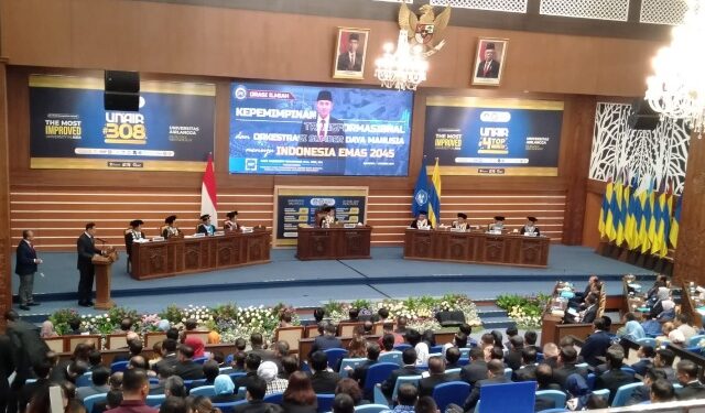 Menteri AHY lakukan ujian terbuka Doktoral di Universiatas Airlangga