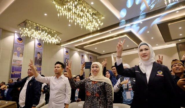 Gelar rakorwil, Ketua Nasdem Jatim perintahkan kader Nasdem wujudkan kemenangan tebal untuk Khofifah-Emil