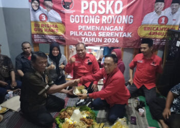 Bappilu PDIP Surabaya resmikan Posko Gotong-Royong Pemenangan Risma-Gus Hans dan ErJi di kampung Kendangsari