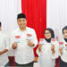 Eri Cahyadi nyoblos di TPS 04 Karah bersama istri dan 2 anaknya