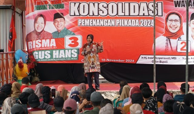 Lumbung Sosial dan kampung sosial sekenario Risma untuk warga daerah rawan bencana Semeru