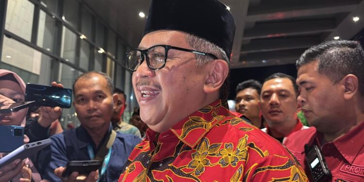 Hadir di debat terakhir, Hasto tegaskan ada arus balik dukungan yang sangat kuat dari masyarakat untuk Risma-Gus Hans