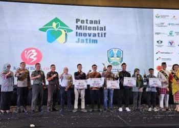 Tiga Pemuda Jawa Timur Raih Penghargaan Petani Milenial Inovatif 2024