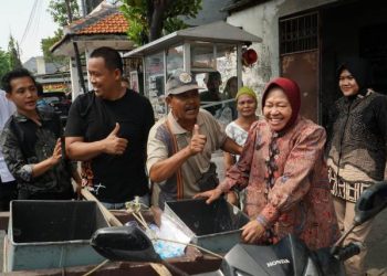 Pagi Hari, Risma di Doakan Warga Surabaya Timur Untuk Jadi Gubernur Jatim