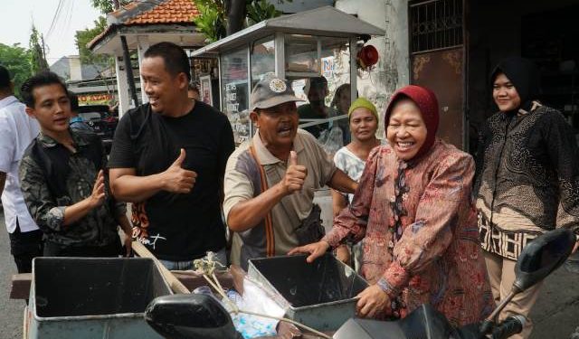 Pagi Hari, Risma di Doakan Warga Surabaya Timur Untuk Jadi Gubernur Jatim