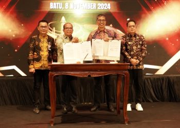 Bank Jatim teken Shareholder Agreement dengan Pemprov Lampung dan Bank Lampung