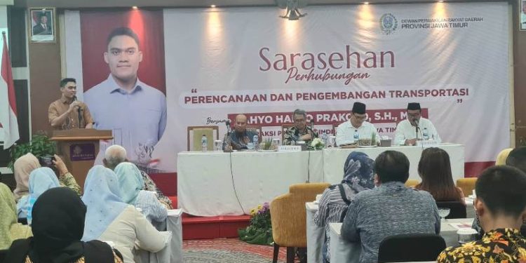 Gelar Sarasehan perhubungan, Cahyo: kita apresiasi Capaian Dishub Jatim dan mari kita wujudkan Jatim gerbang nusantara baru