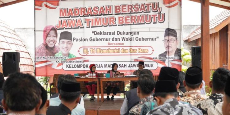 Dinilai peduli madrasah dan ponpes, Kelompok Kerja Madrasah Jatim dukung Risma-Gus Hans