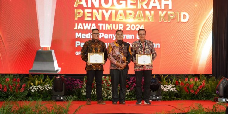 KPID Jatim nobatkan Bank Jatim sebagai BUMD peduli penyiaran