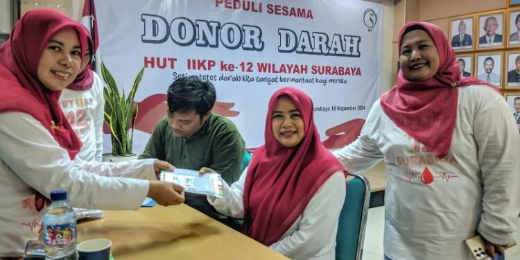 IIKP Surabaya Gelar Donor Darah Sambut HUT ke-12, Tingkatkan Kepedulian Sosial